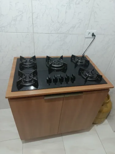 Conjunto de cozinha com pia e Cooktop 