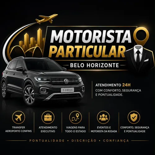 Motorista particular executivo / Transfer aeroporto confins