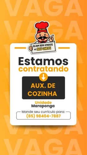 Auxiliar de cozinha Maraponga carteira assinada