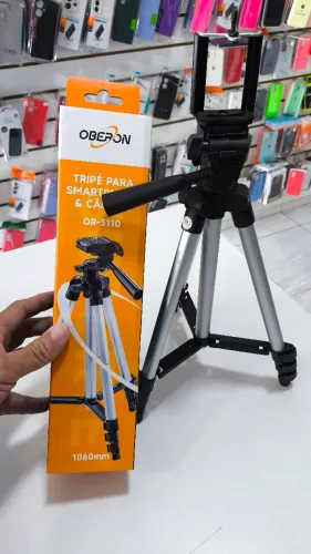 Tripé para smartphone e câmera celular