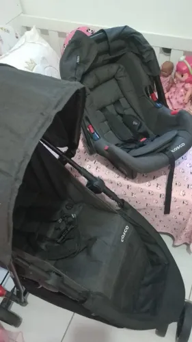 Conjunto Carrinho + Bebê conforto