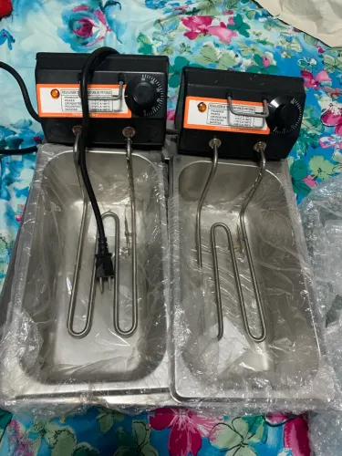 FRITADEIRA INDUSTRIAL 2 CUBAS DE 5L