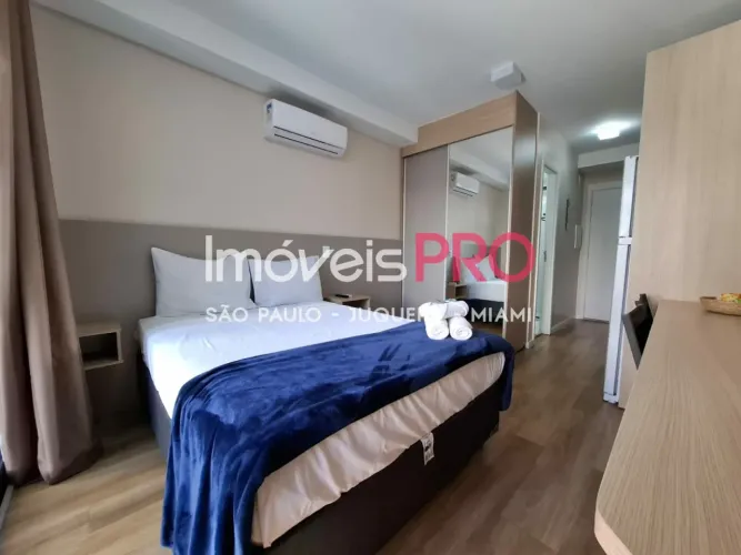 Studio à venda com 24m² no Campo Belo, 1 quarto e sem vaga
