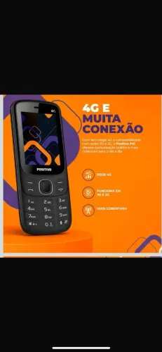 Celular Positivo P41 4g 2.4 Dual Sim Rádio Fm Cor Preto