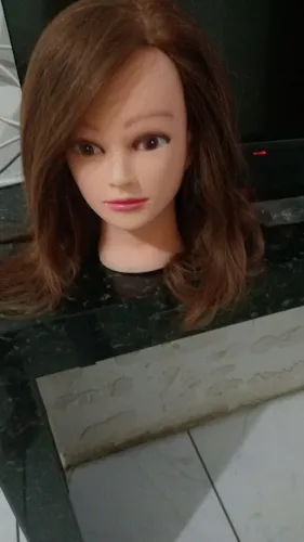 Cabeça de boneca para treino