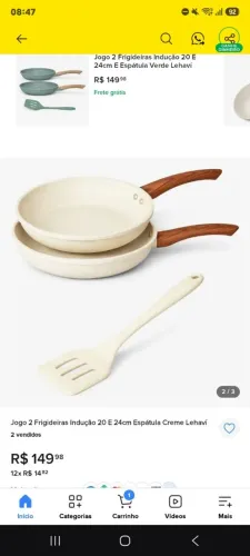 Frigideira indução