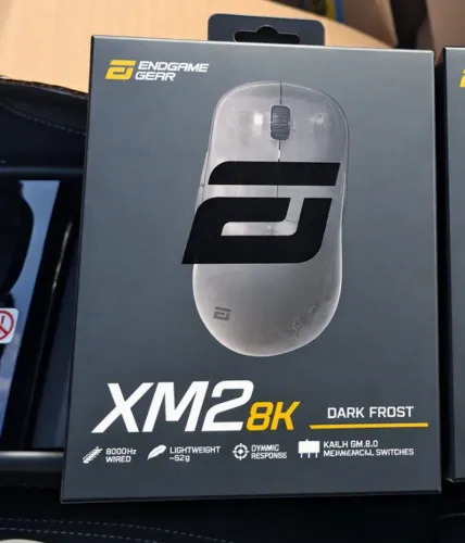 Mouse Endgame Gear XM2 8k Dark Frost importado da Alemanha