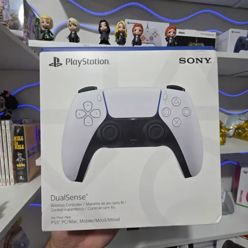 Controle de PS5 "Original" DualSense para PlayStation 5, PC Gamer, Smartphone Cloud Gaming