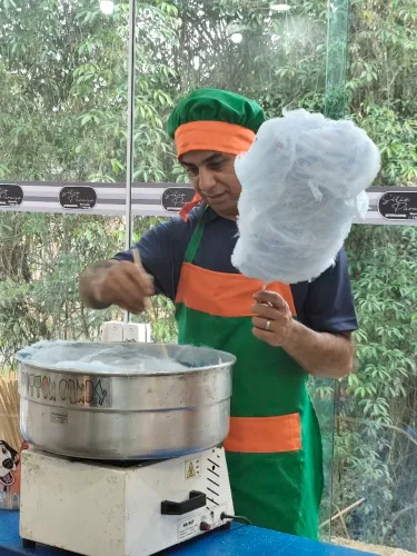 Algodão doce presencial