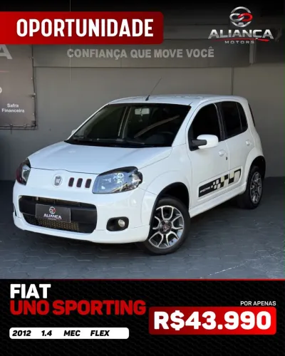 Fiat Uno Sporting 1.4 EVO Fire Flex 8V 4P 2012