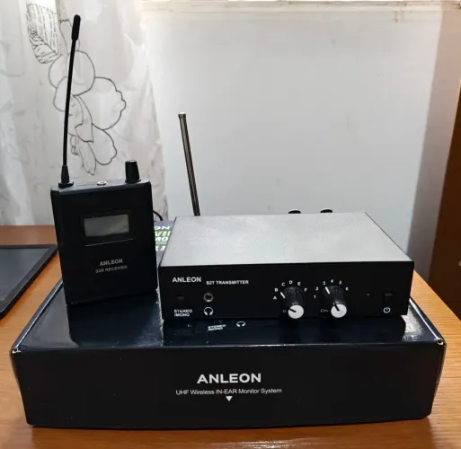Retorno Palco Sem Fio Fone In Ear Anleon S2T