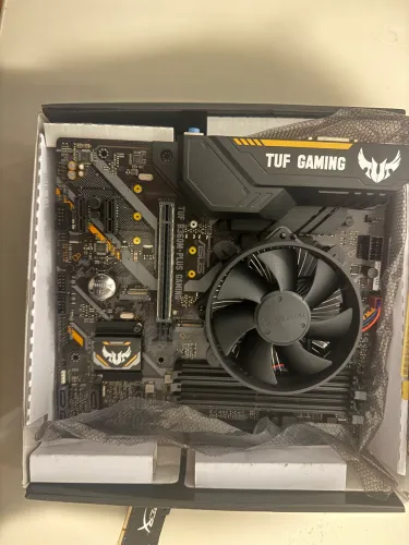 Kit upgrade gamer placa mãe Asus TUF B360M + i5 9400f + 8Gb Ram + cooler