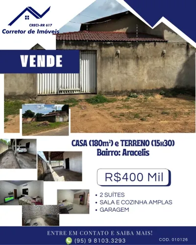 Casa com 2 suítes