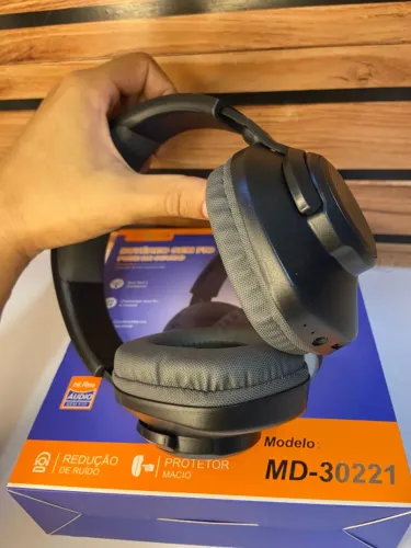 Fone de ouvido Headset Bluetooth sem Fio MD-30221 iNova an2
