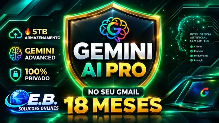 5TB DE ARMAZENAMENTO GEMINI PRO