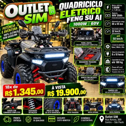 Quadriciclo elétrico