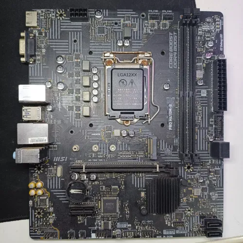 Placa mãe MSI PRO H410M-B no estado