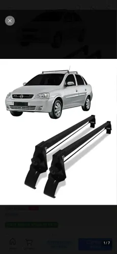 Rack Teto corsa Montana - pouco uso