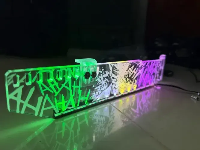 Suporte para gpu ARGB/suporte para placa de vídeo em acrílico