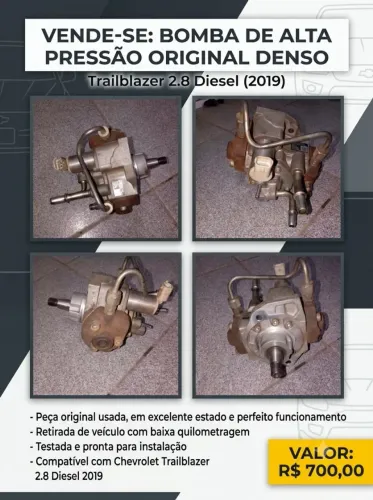 Bomba de alta pressão - S10/TRAILBLAZER 