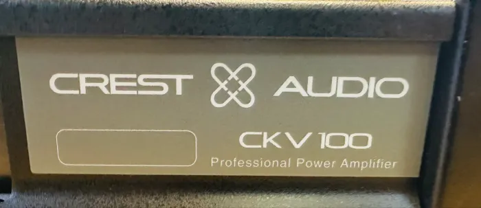 Potência/Amplificador Crest Áudio CK V100