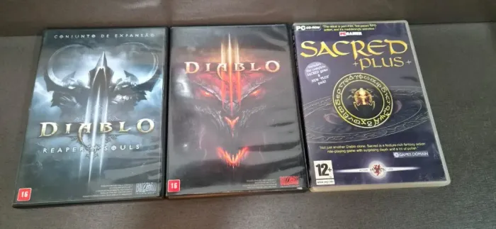 Kit Jogos RGP - Diablo 3 / Sacred