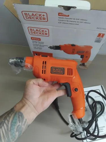 FURADEIRA BLACK + DECKER 450 W 