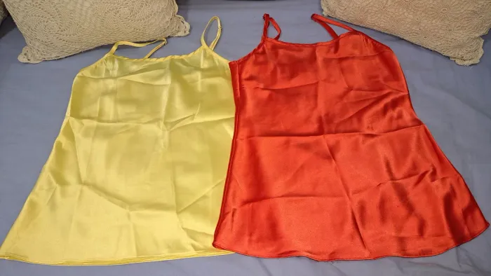 Kit de blusas acetinadas