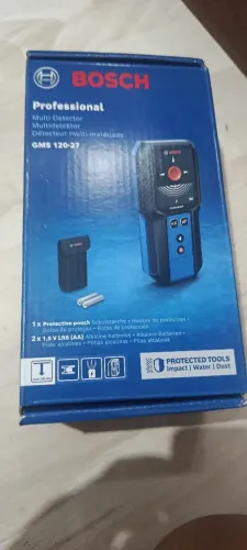 Bosch Detector de materiais - novo lacrado até 120 mm GMS 120-27