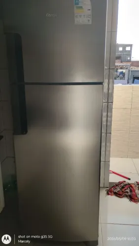 Geladeira inox Frost fees dúplex semi nova
