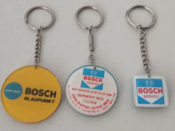 Chaveiros Bosch - lote com 3
