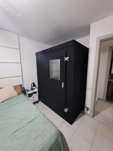 Cabine acústica ideal para músicos