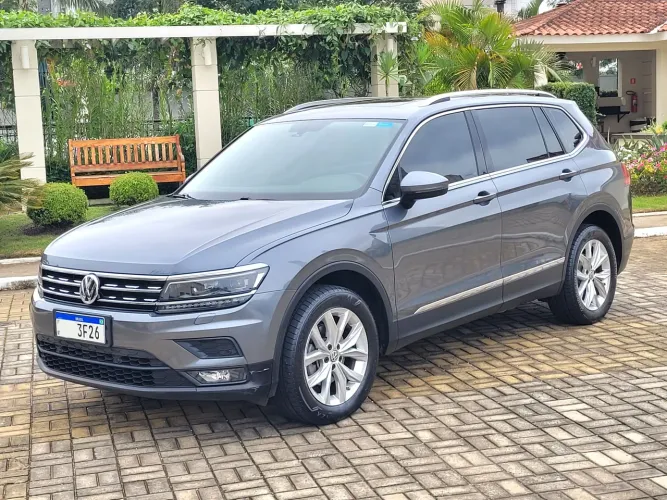 07 Lugares com Teto Solar. Tiguan Allspace Confortline TSi 1.4 Flex - Aceita Troca