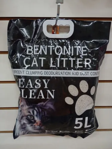 Areia Higiênica Bentonita Easy Clean 5L para Gatos