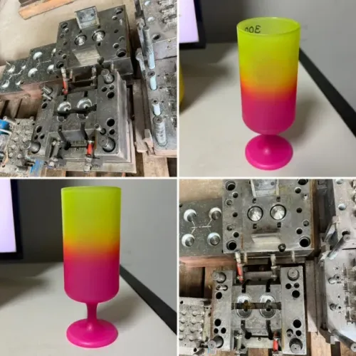MOLDE DE INJEÇÃO PLÁSTICA - TAÇA 300 ML | 2 CAVIDADES