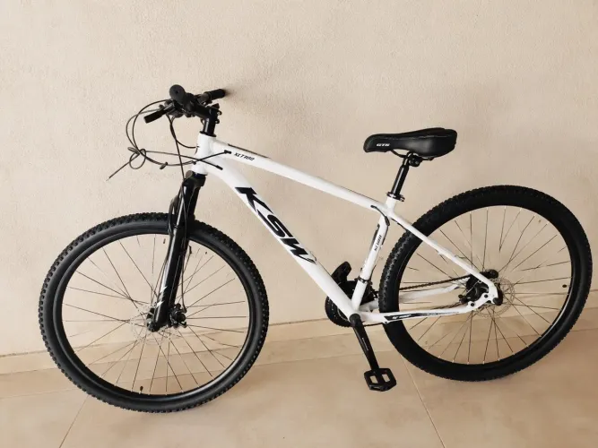 Bicicleta KSW XLT Aro 29 (21 Marchas) - Branca quadro alumínio