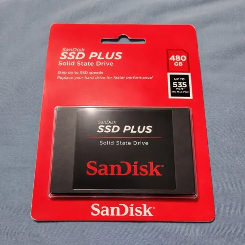 SSD SanDisk Plus 480GB SATA III - Novo nunca usado