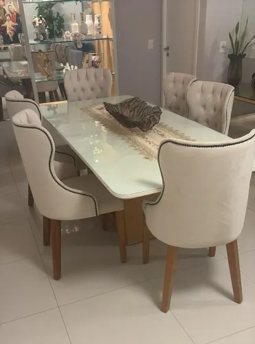Mesa de jantar 6 lugares linda