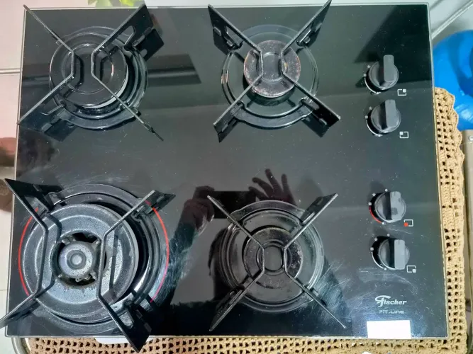 Cooktop Fischer Fit Line 4 bocas com Tripla Chama 