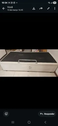 cama solteiro box