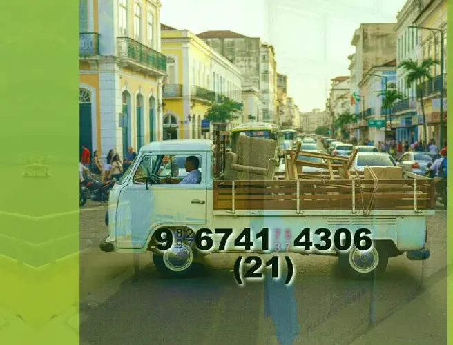 frete para mudança em Vila Isabel, Copacabana e Santa Teresa! peça já!