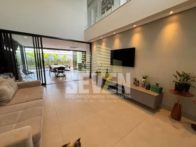 Casa em Condomínio Terras da Fazenda com 4 Suítes e Piscina Aquecida