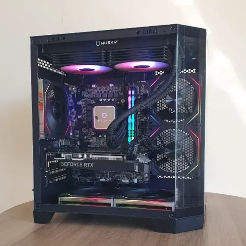 PC GAMER I5 10400 + RTX 2060 6GB GALAX + 2X8GB 3200MHZ KINGSTON + 7 FANS ARGB + NVME 500GB