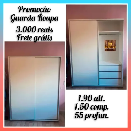 Promoção guarda roupa