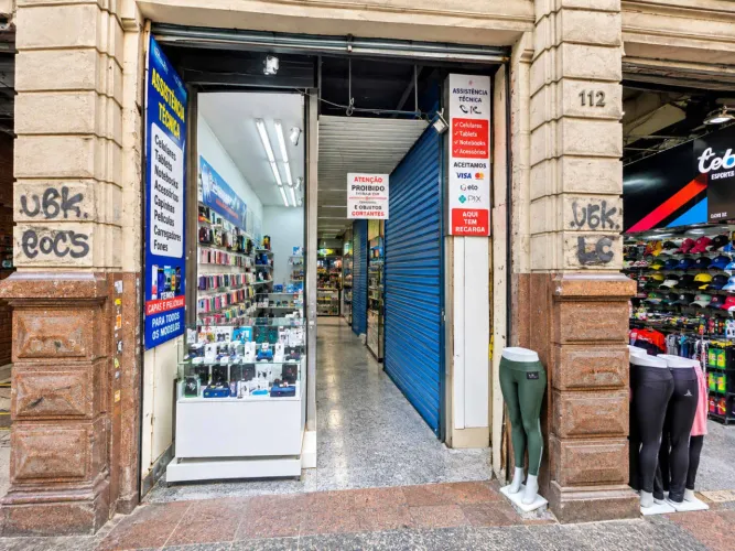 Loja em galeria na Rua Barão de Itapetininga, 112 - Loja 23  22 m²