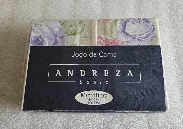 Jogo de Cama Casal Andreza Basic 150 fios 4 peças