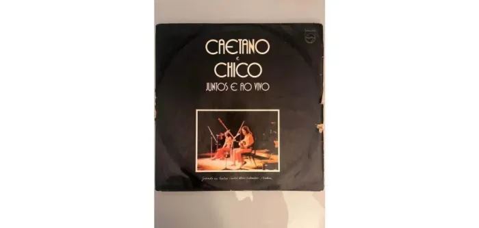 LP Caetano e Chico - Juntos ao Vivo (1972)