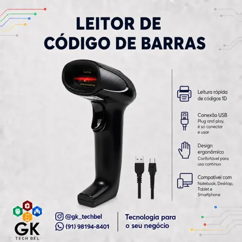 Leitor de Código de Barras (entrega gratis)
