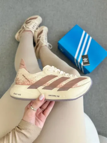 Tênis Feminino Importado Adidas Adizero Adios Pro 4 Off White/Marrom Disponível 34 AO 43