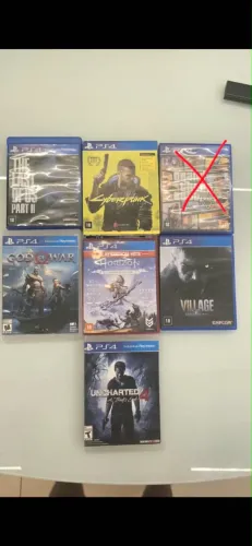 Jogos originais PS4 ( Valores no anúncio)